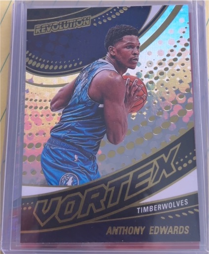 2024-25 Panini Revolution #6 Anthony Edwards Vortex — front