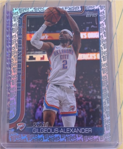 2025-26 Topps #115 Shai Gilgeous-Alexander — front