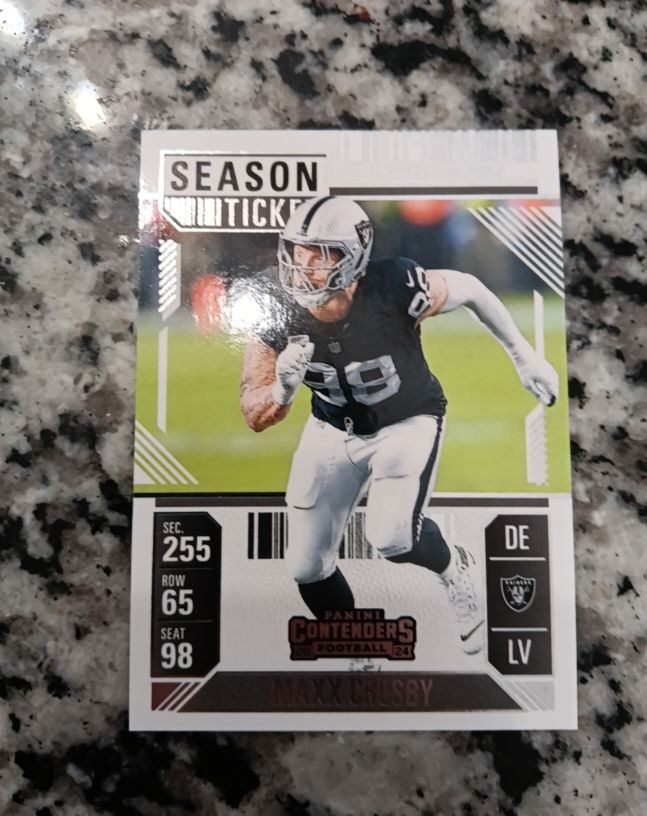 2024 Panini Contenders Season Ticket #52 Maxx Crosby — front