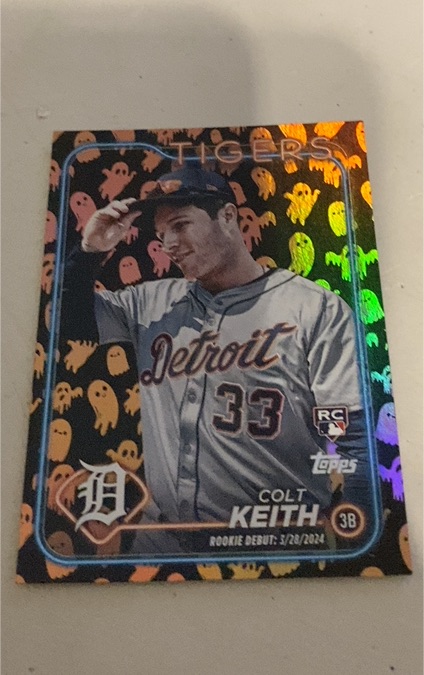 2024 Topps Update #US192 Colt Keith Rookie Debut — front
