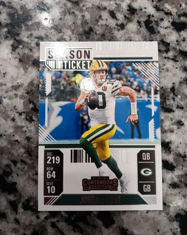 2024 Panini Contenders Season Ticket #37 Jordan Love — front