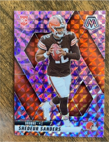 2020 Panini Mosaic #12 Shedeur Sanders — front