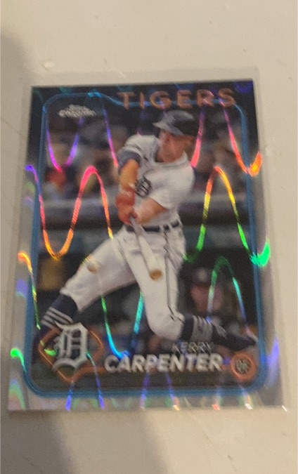 2024 Topps Chrome #196 Kerry Carpenter — front
