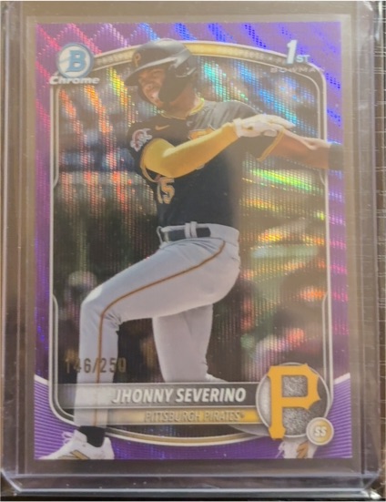 2025 Bowman Chrome #BCP-233 Jhonny Severino — front