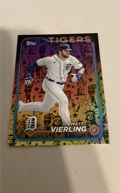 2024 Topps #375 Matt Vierling — front