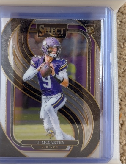 2024 Panini Select Premier Level #134 J.J. McCarthy — front