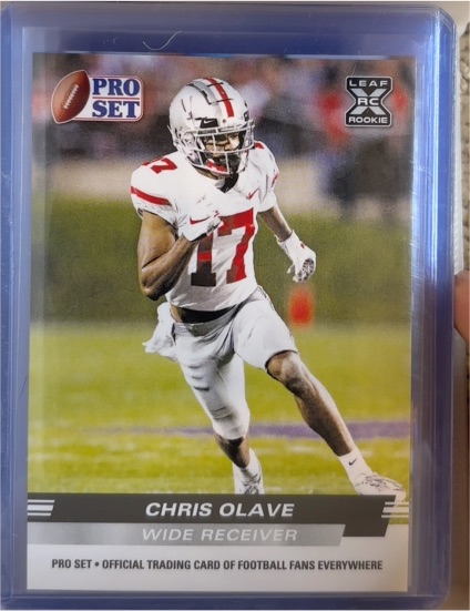 2022 Leaf Pro Set #PS-06 Chris Olave — front