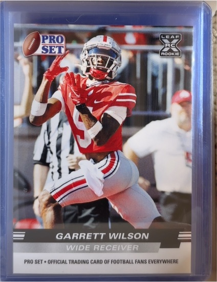 2022 Leaf Pro Set #PS-07 Garrett Wilson — front