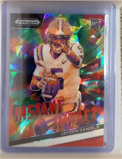 2024 Panini Prizm Draft Picks Instant Impact #II-JD Jayden Daniels — front