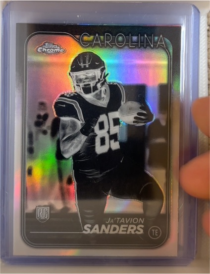2024 Topps Chrome #223 Ja'Tavion Sanders — front
