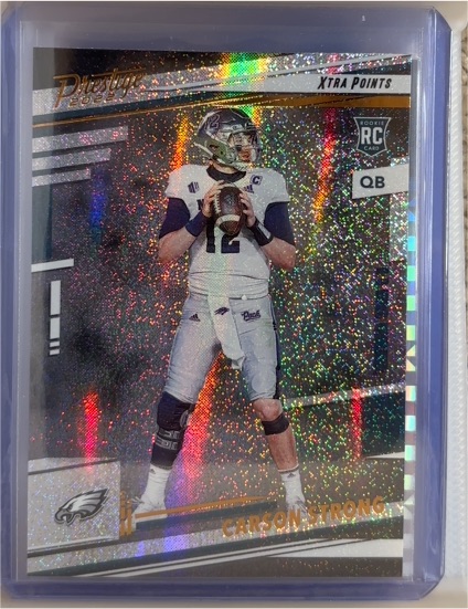 2022 Panini Prestige #306 Carson Strong Xtra Points Diamond — front
