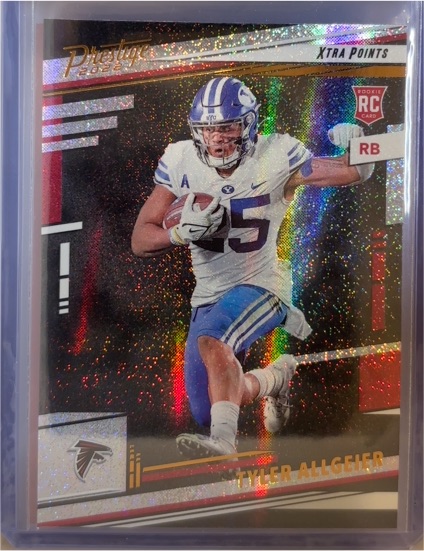 2022 Panini Prestige #357 Tyler Allgeier Xtra Points Diamond — front