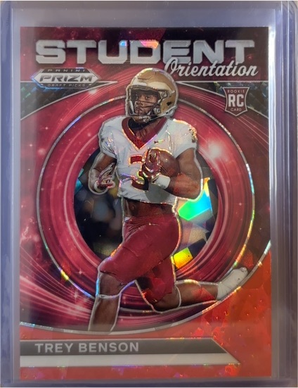 2024 Panini Prizm Draft Picks Student Orientation #SO-TB Trey Benson — front