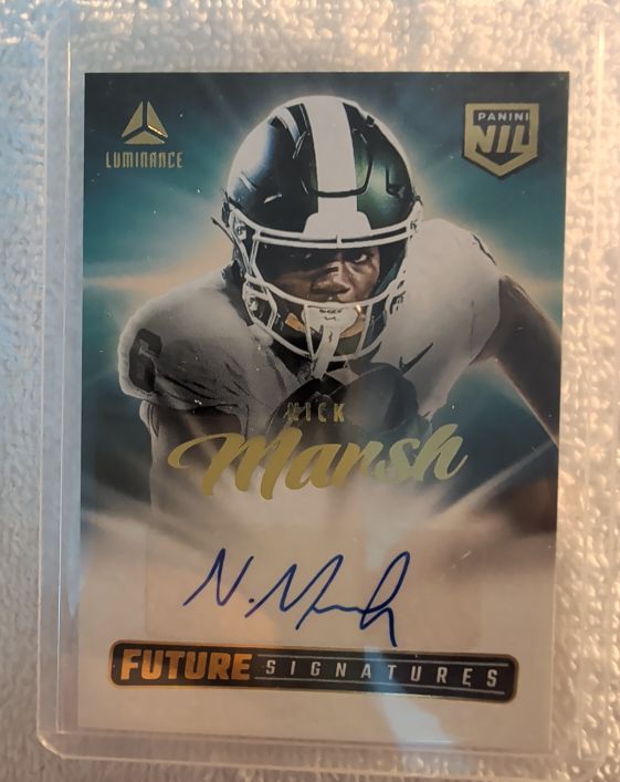 2025 Panini Luminance Future Signatures #Nick Marsh — front