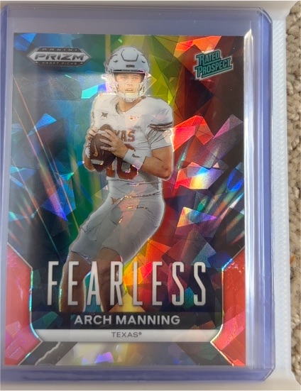 2024 Panini Prizm Draft Picks Fearless #F-AM Arch Manning — front
