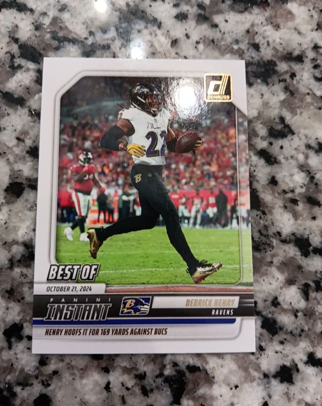 2025 Panini Donruss Best of Instant #INS-DHY Derrick Henry — front