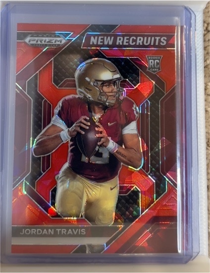 2024 Panini Prizm Draft Picks New Recruits #NR-JTS Jordan Travis — front