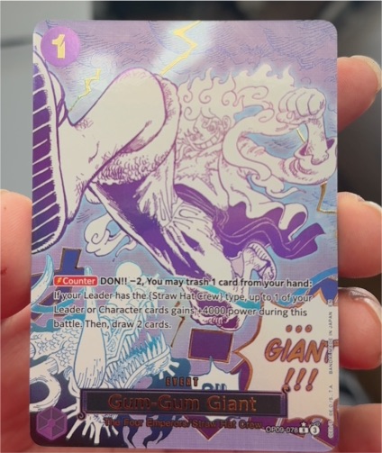 One Piece Card The Best Vol. 2 OP09-078 Gum-Gum Giant — front