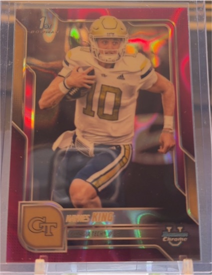 2025 Bowman University Chrome #142 Haynes King — front
