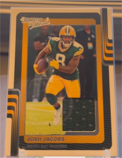 2025 Panini Donruss Threads #DTH-JJS Josh Jacobs — front