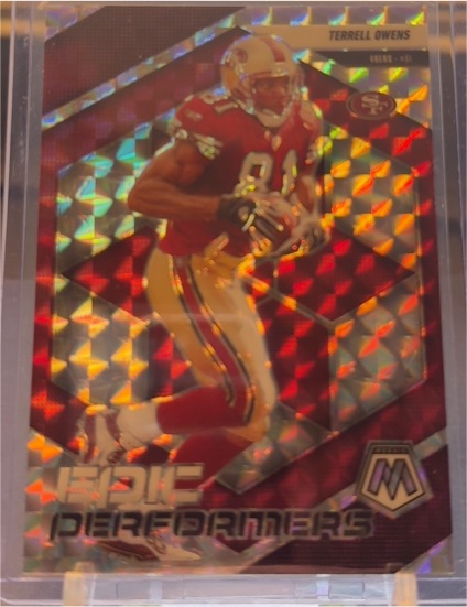 2025 Panini Mosaic Epic Performers #18 Terrell Owens — front