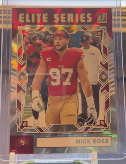 2025 Donruss The Elite Series #TES-NBO Nick Bosa — front