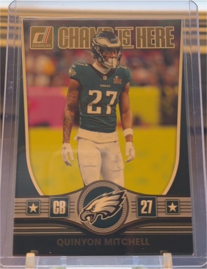 2025 Donruss Champ Is Here #CIH-QML Quinyon Mitchell — front