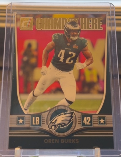 2025 Donruss Champ Is Here #CIH-OBS Oren Burks — front