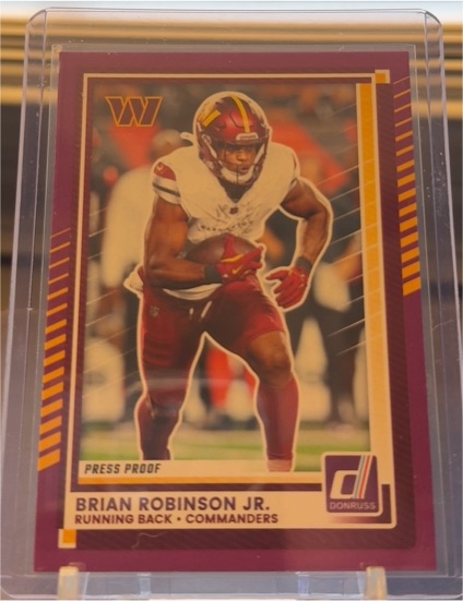 2025 Panini Donruss #30 Brian Robinson Jr. — front