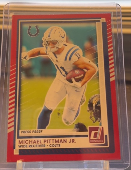 2025 Donruss #185 Michael Pittman Jr. — front
