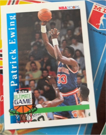 1990 NBA Hoops Patrick Ewing his Ultimate Game — front