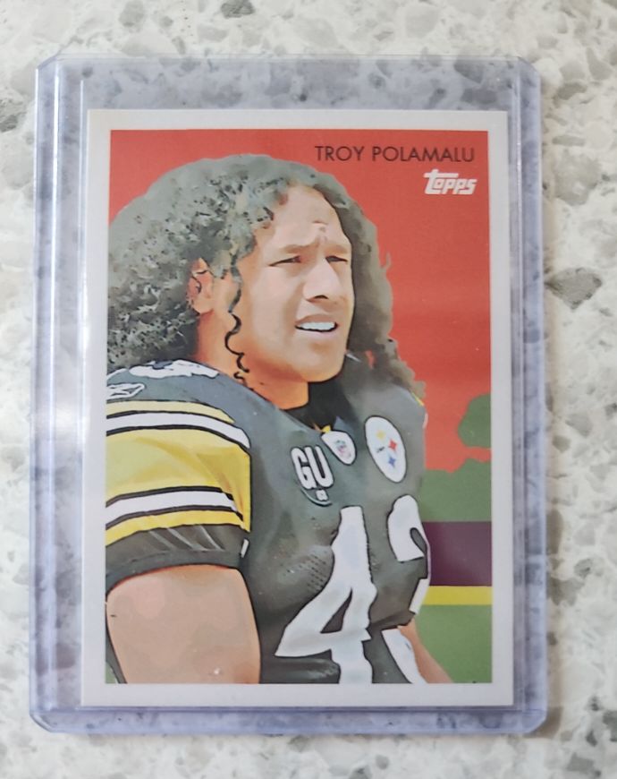 2009 Topps Chrome - 1935 Chicle Design #C24 Troy Polamalu — front