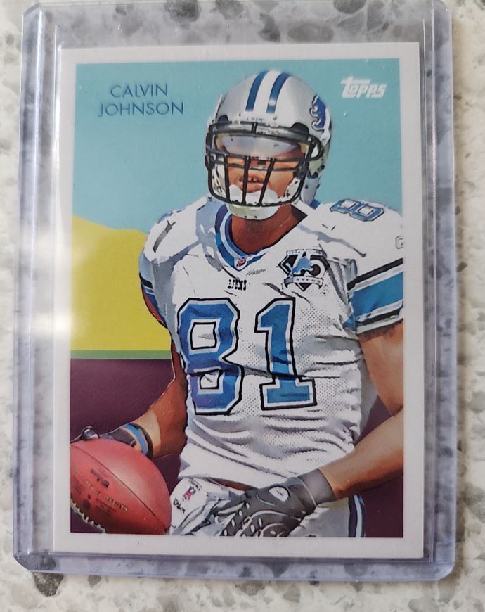 2009 Topps Chrome Chicle #C21 Calvin Johnson — front