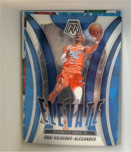 2024-25 Panini Mosaic #25 Shai Gilgeous-Alexander Elevate — front