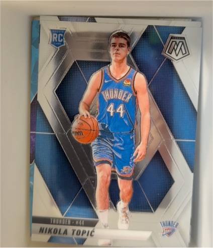 2024-25 Panini Mosaic #44 Nikola Topic — front