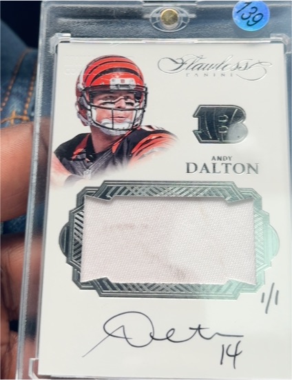 2016 Panini Flawless #PAAJ Andy Dalton — front