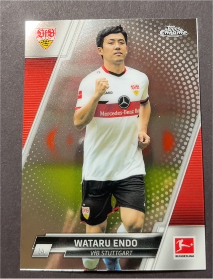 2021-22 Topps Chrome Bundesliga #89 Wataru Endo VfB Stuttgart — front