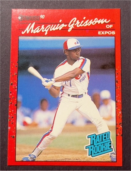 1990 Donruss #36 Marquis Grissom — front