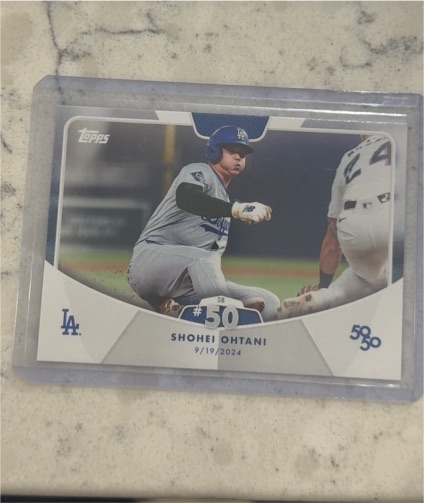 2024 Topps 50/50 #50 Shohei Ohtani — front