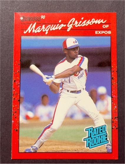 1990 Donruss #36 Marquis Grissom — front