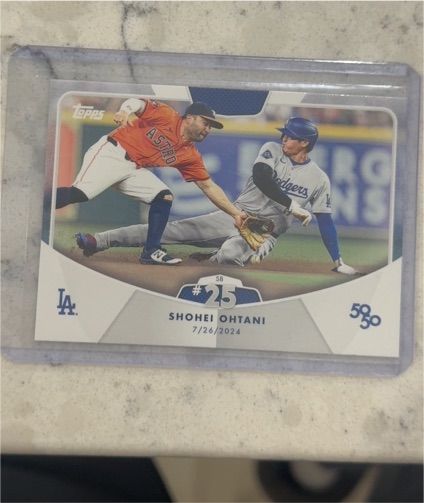 2024 Topps 50/50 #25 Shohei Ohtani — front