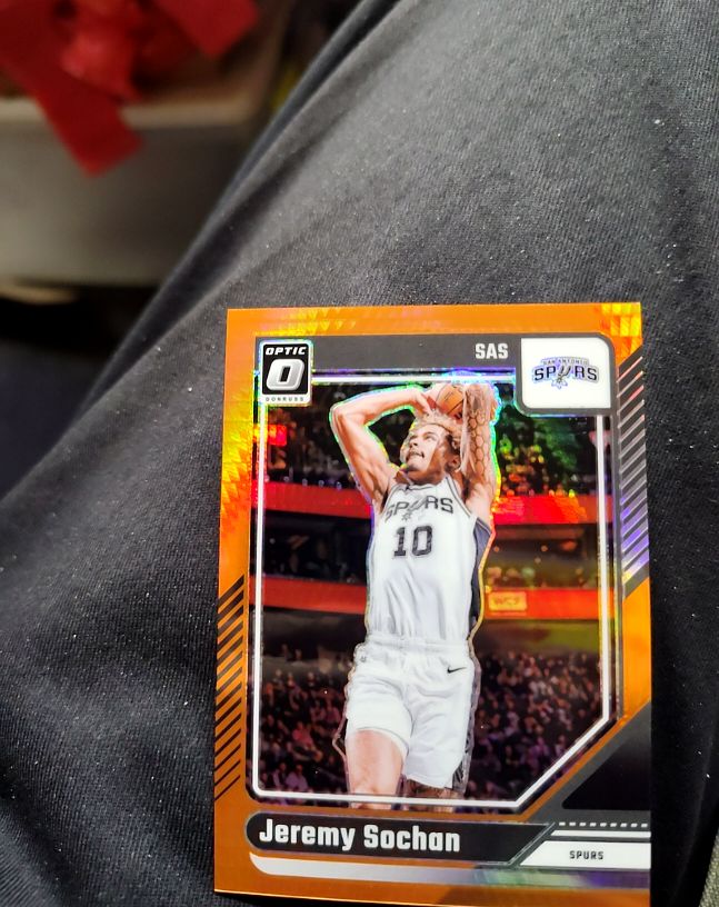 2024-25 Panini Donruss Optic #196 Jeremy Sochan — front