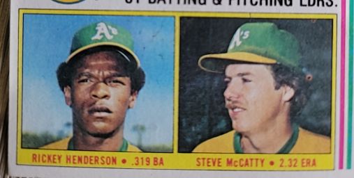1979 Topps #4 Rickey Henderson — front