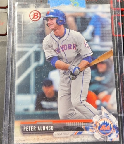 2017 Bowman Draft #BD-83 Peter Alonso — front