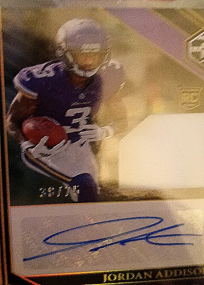 2023 Panini Impeccable #RA-JA Jordan Addison — front
