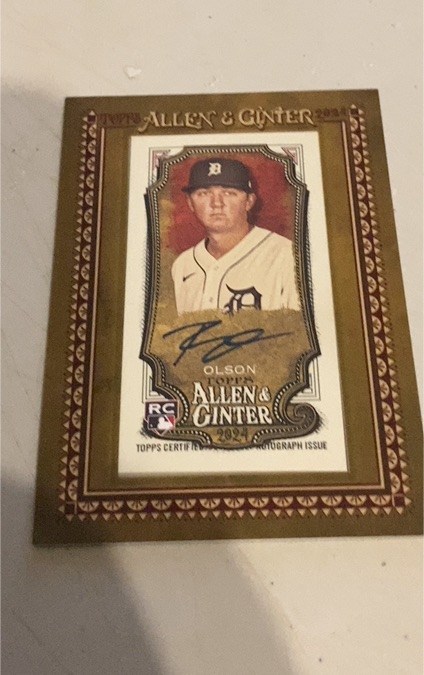 2024 Topps Allen & Ginter #MA-RO Reese Olson — front