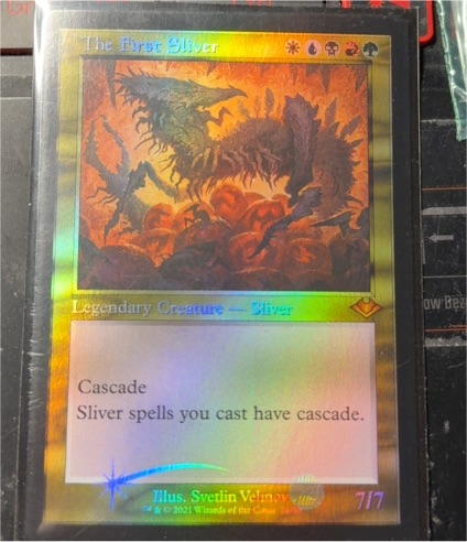 The First Sliver (2021) Magic: The Gathering — front