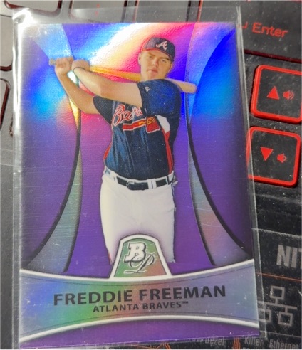 2010 Bowman Platinum Prospects #PP13 Freddie Freeman — front