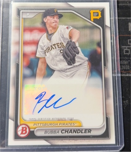 2024 Bowman Paper Prospect Retail Autographs #PPRA-BC Bubba Chandler — front