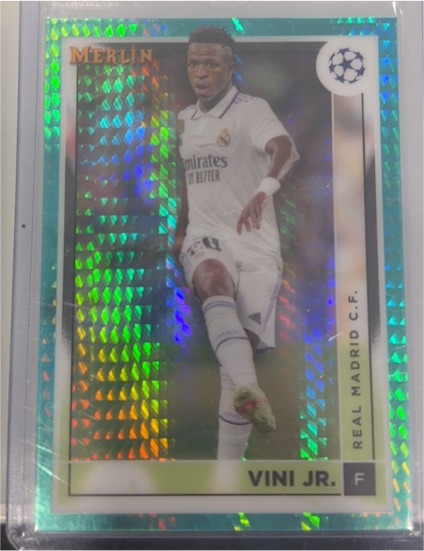2022-23 Topps Merlin Chrome UEFA #118 Vini Jr. Real Madrid C.F. — front